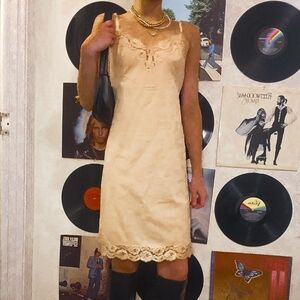 Vintage Ivory Dream Slip Dress